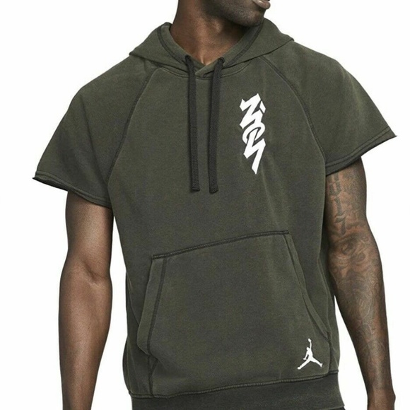 Nike Jordan Zion Williamson Basketball Men’s Cutoff Hoodie- Size L - Picture 1 of 5